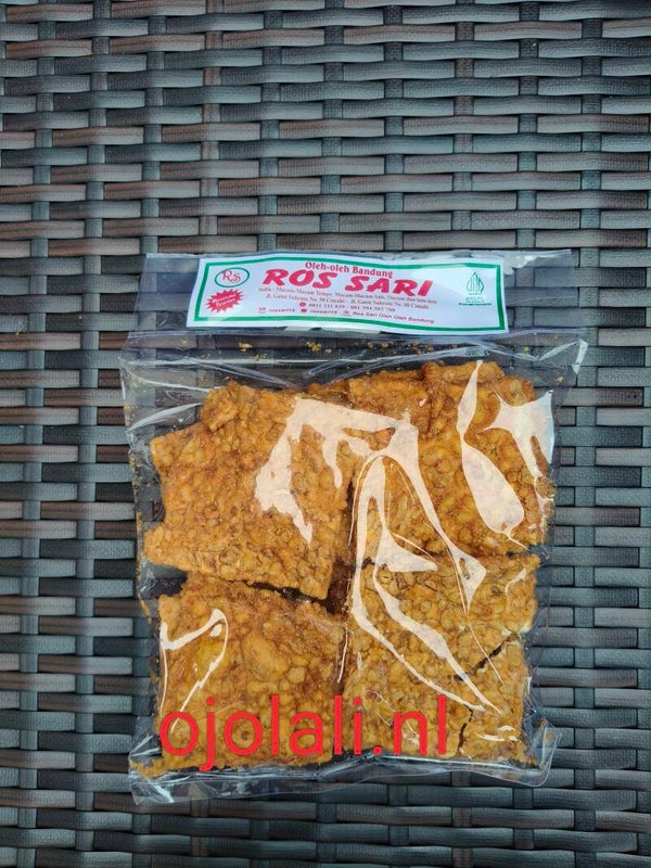 Tempe Goreng Manis Pedas 250gr Oleh Oleh Bandung (Tempe Chips)