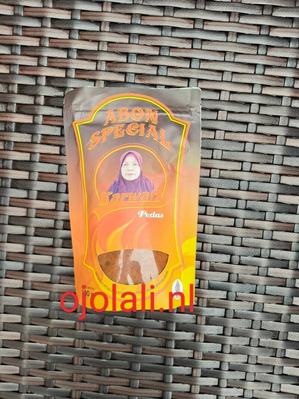 Abon ayam pouch karwati pedas 100 G