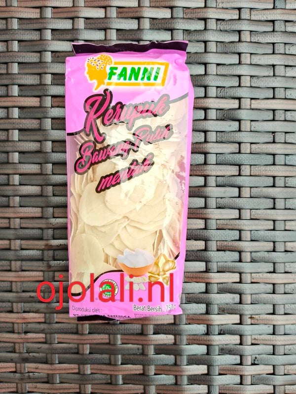 Kerupuk Kampoeng Fanni Bawang Putih (Mentah/ Ongebakken) 250 g