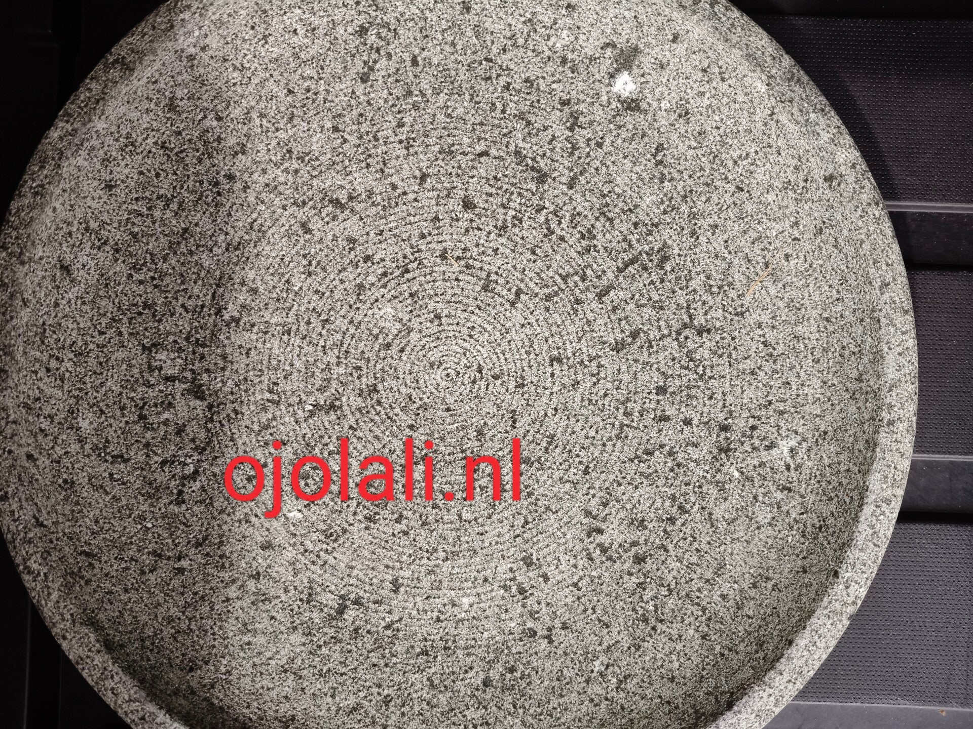 Cobek Batu Asli Jumbo Besar 30cm dan Ulekan