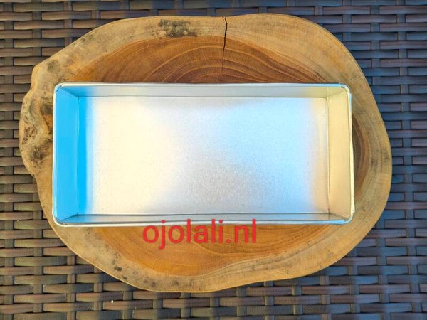 Cetakan Kue Brownis / Loyang Kue Kotak Persegi Panjang 22 x 10 x 4 cm