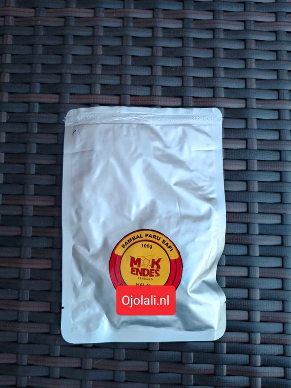 Mak Endess Paru Sapi Pedes Dower 100 gram