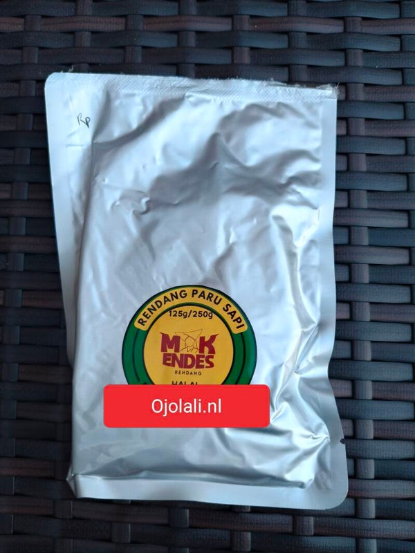 Mak Endess Rendang Paru Sapi 250 gram