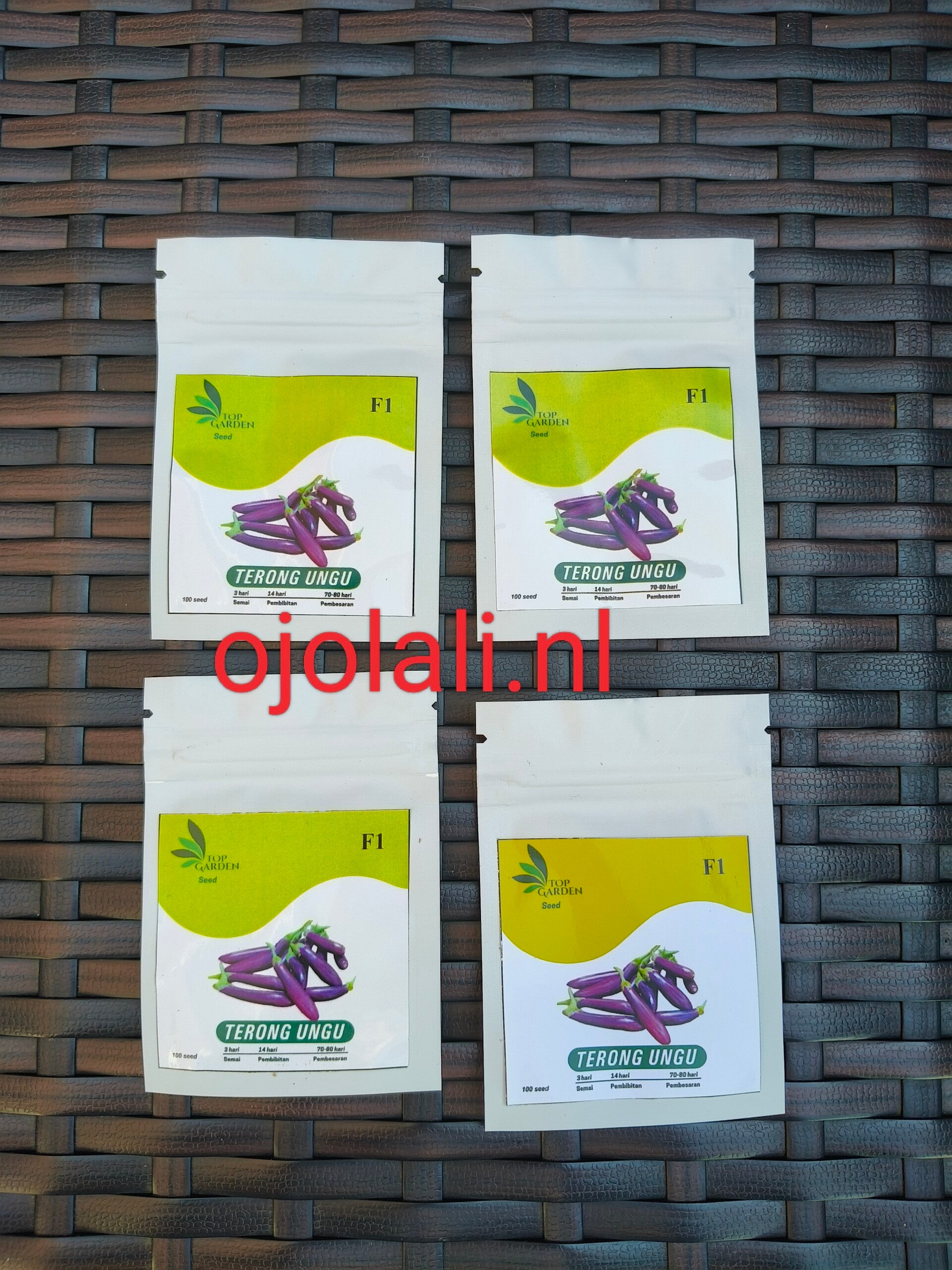Benih Biji Terong Ungu per pack