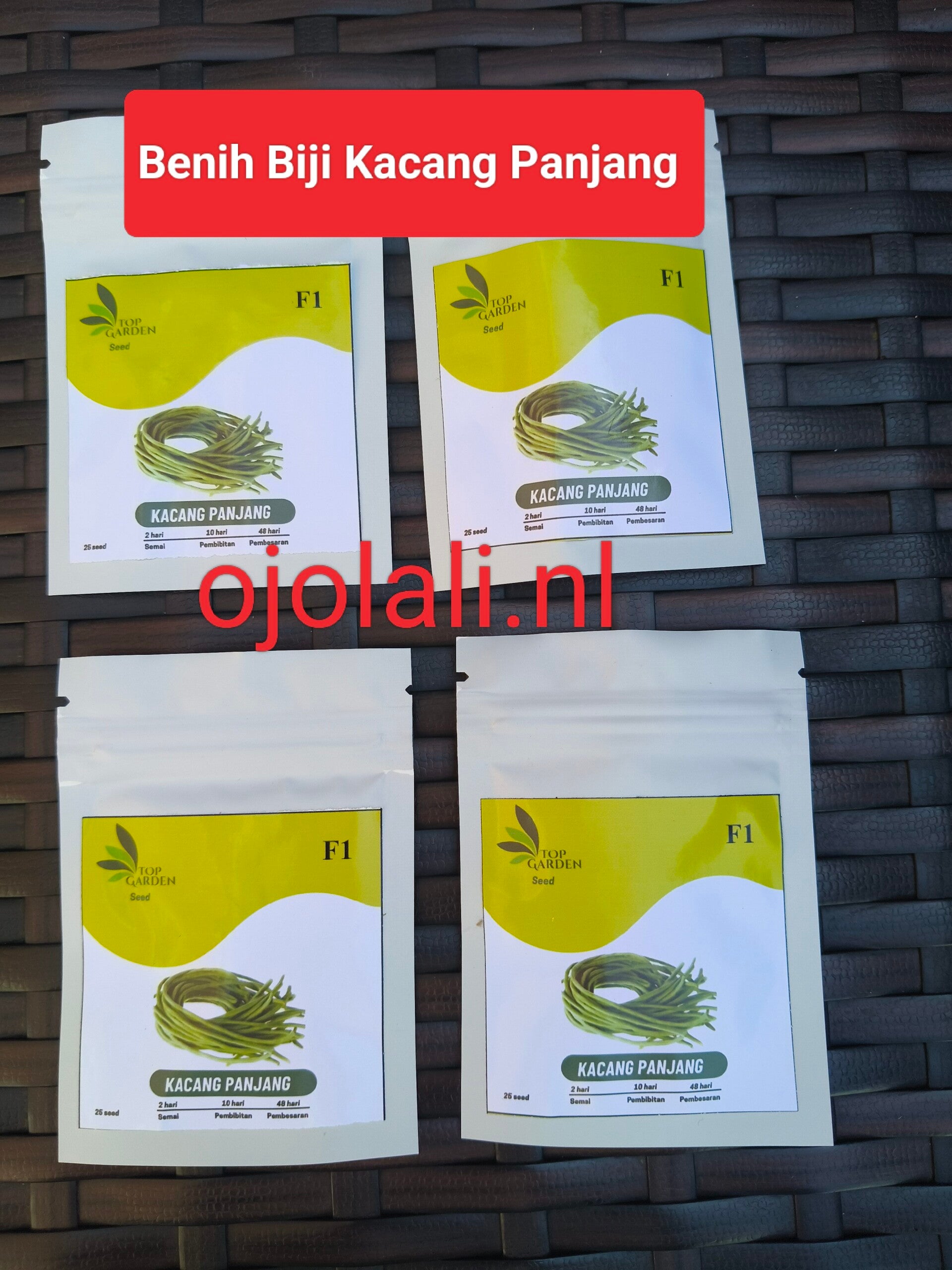 Benih Biji Kacang Panjang per pack