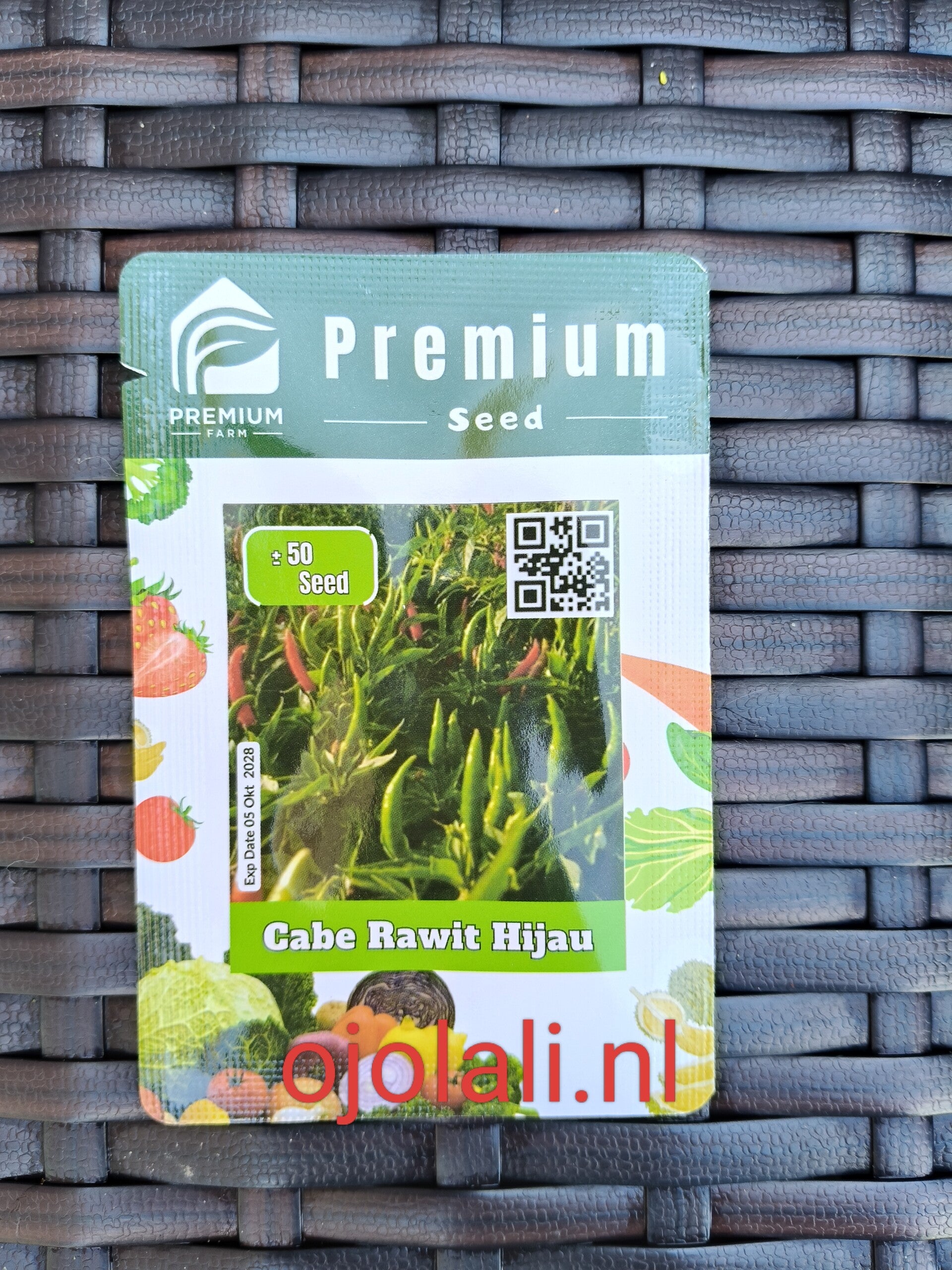Benih Biji Premium Cabe Rawit Hijau per pack