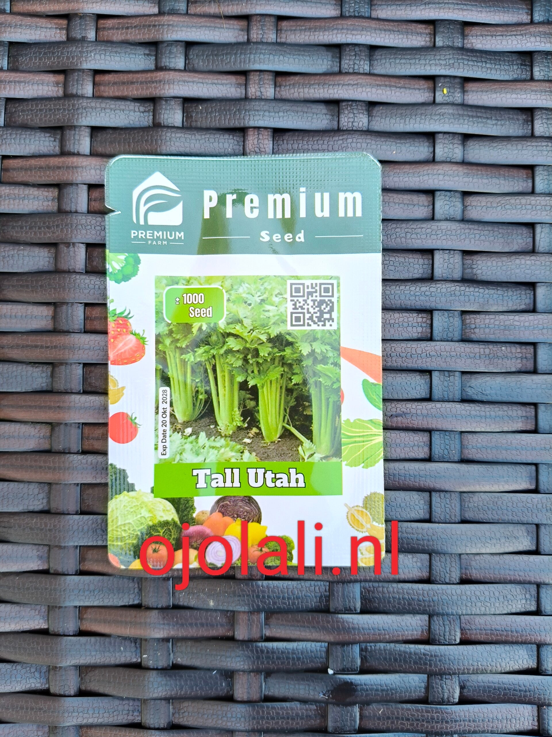 Benih Biji Premium Seledri per pack