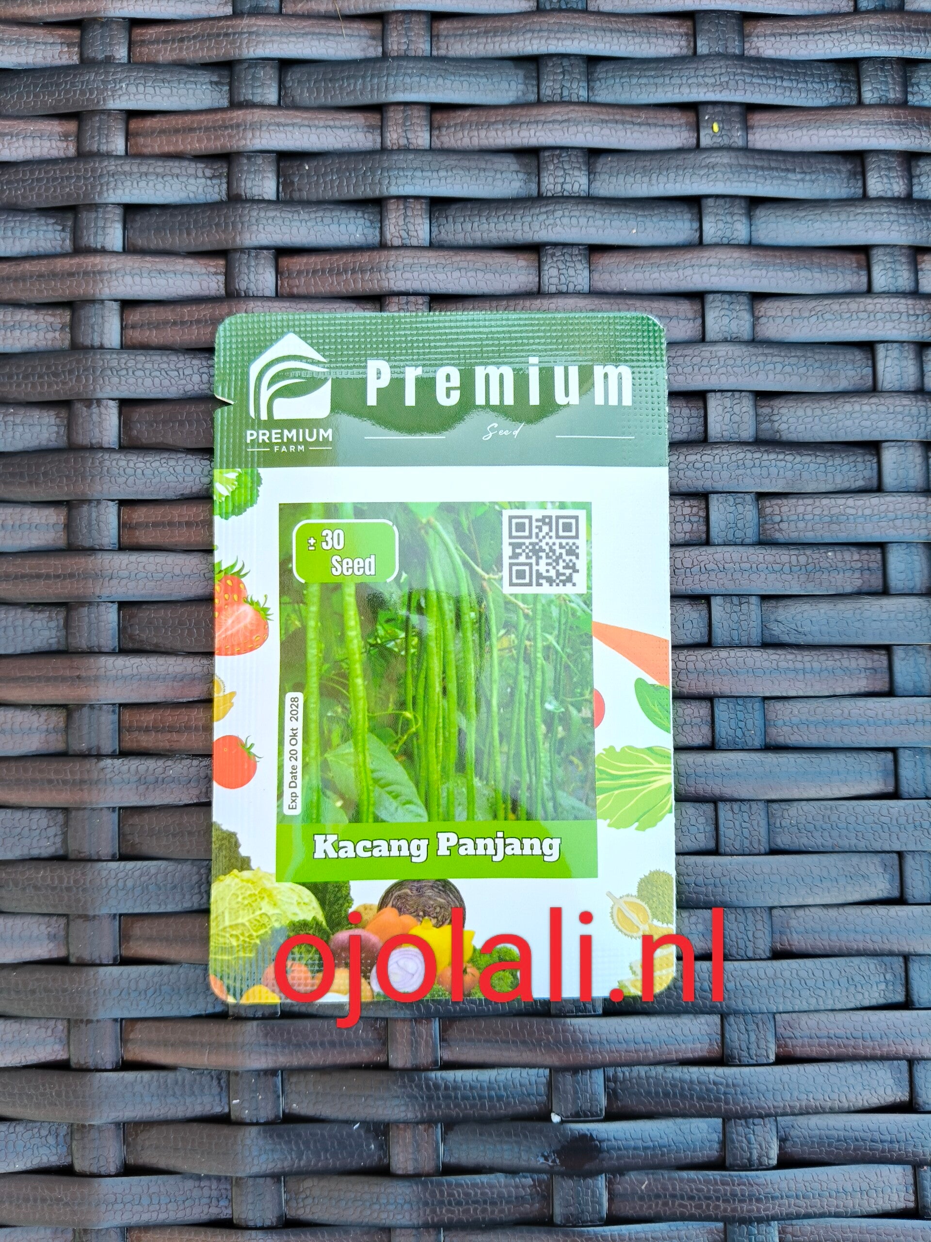 Benih Biji Premium Kacang Panjang per pack
