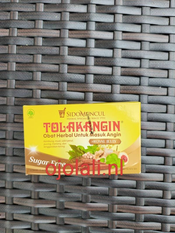 Tolak angin sugar free 1 box @5 pcs