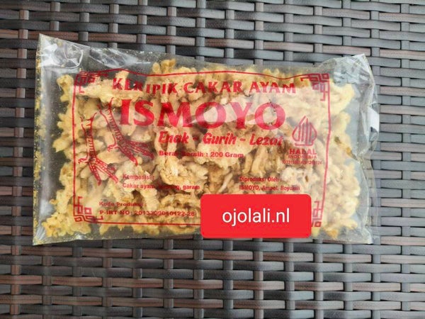 Keripik ceker asli Ismoyo ampel 200gr