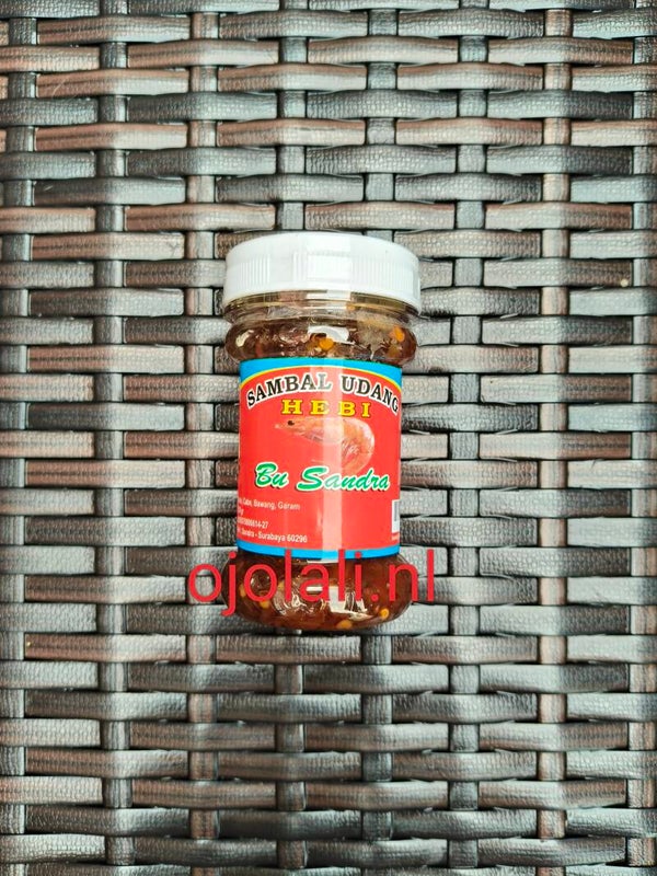 Sambal Bu Sandra Udang Hebi  130g