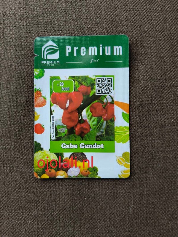 Benih Biji Premium Cabe Gendot per pack