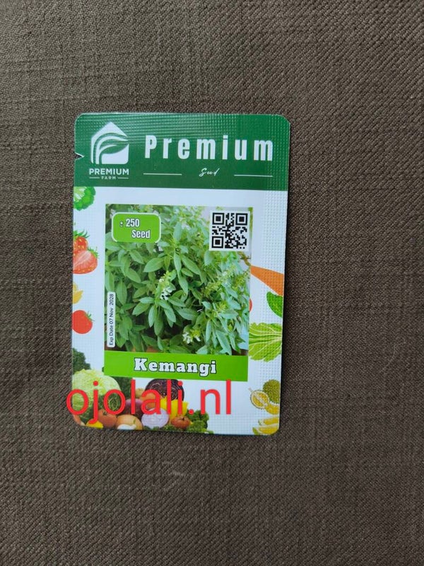 Benih Biji Premium Kemangi per pack (Citroen Bassilicum)