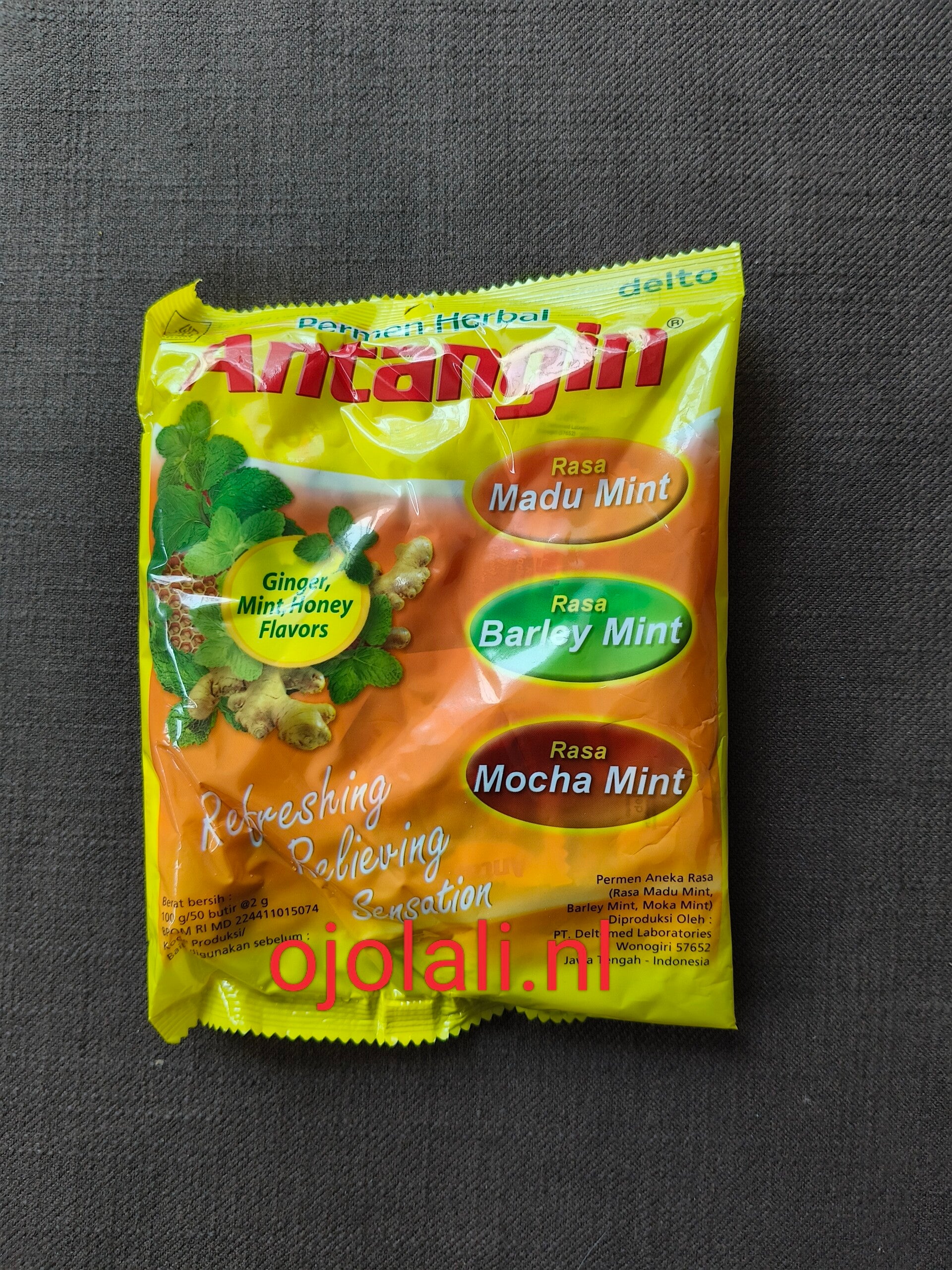 Antangin Permen Herbal Bag 50 Butir