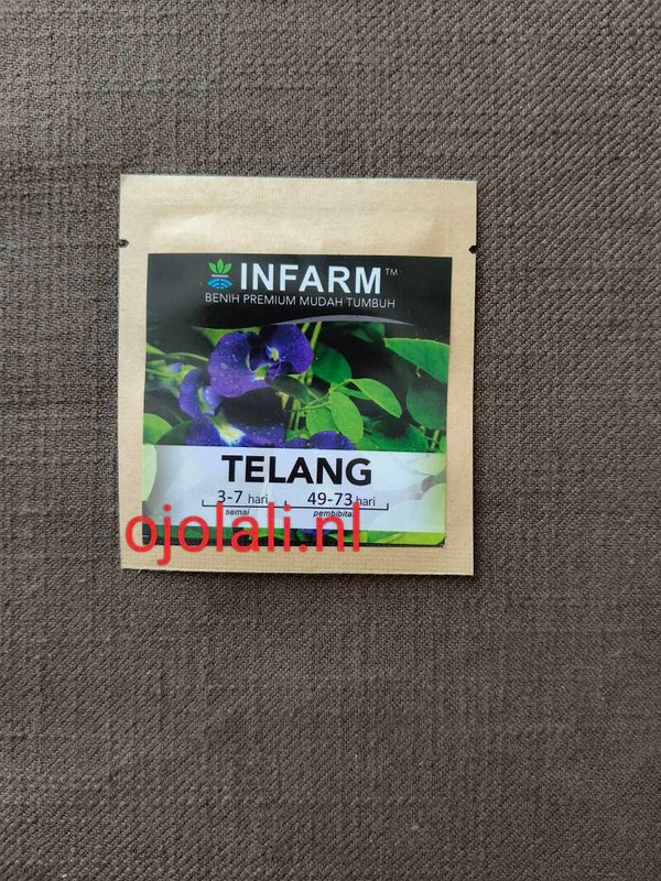 Benih Biji Infarm Bunga Telang (Butterfly Pea) per pack