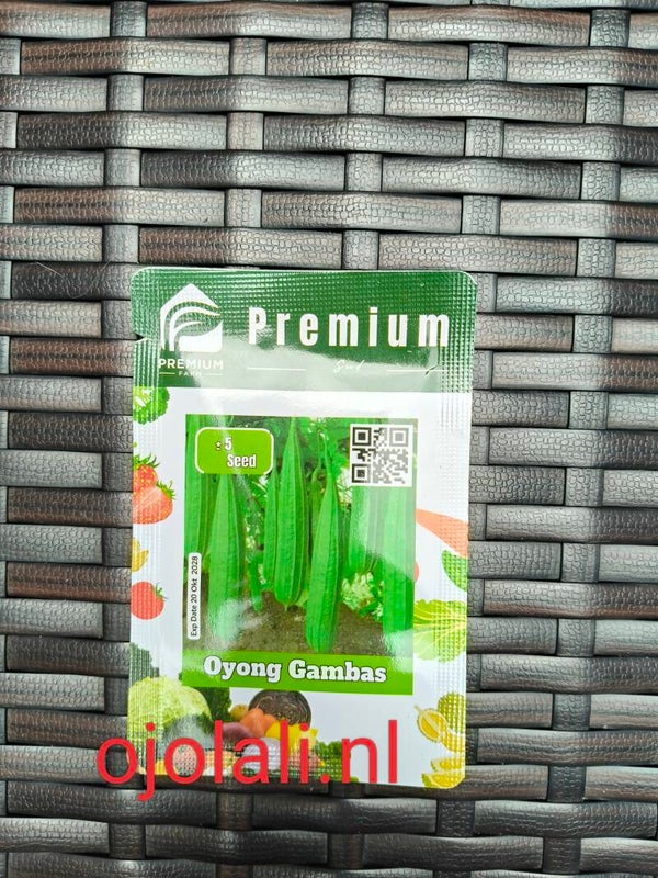 Benih Biji Premium Oyong Gambas per pack