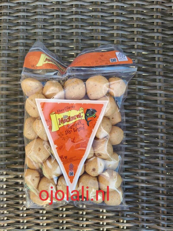 Kerupuk Ikan Tenggiri / Kuku Macan 75 G (ready to eat/ Gebakken)