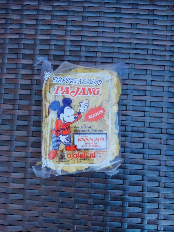 Emping Melinjo Pajang Mentah 250gr - Manis