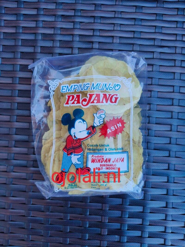 Emping Melinjo Pajang Mentah 250gr - Asin