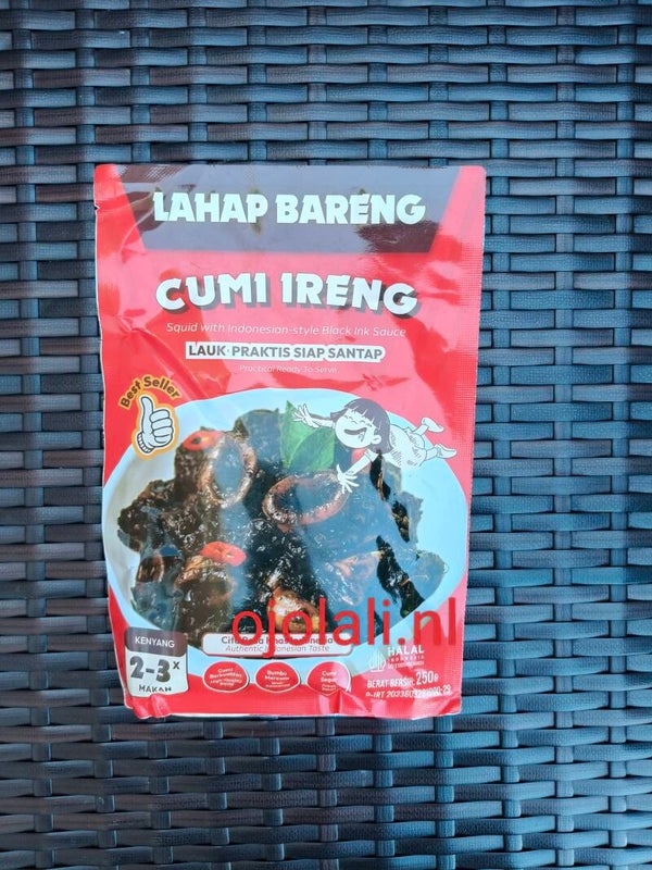 Lahap Bareng Cumi Ireng / Cumi Hitam 250 G