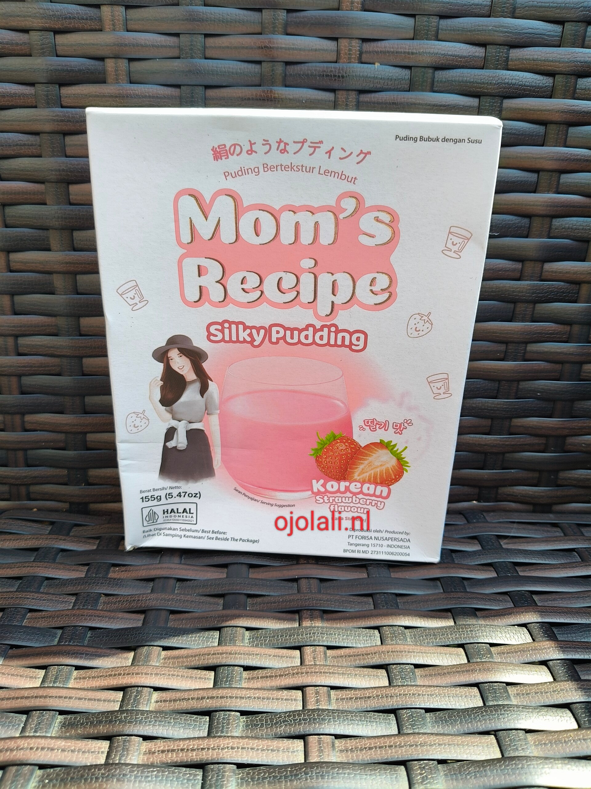 Forisa Mom's Recipe SILKY PUDDING PUYO 155 gr - Korean Strawberry