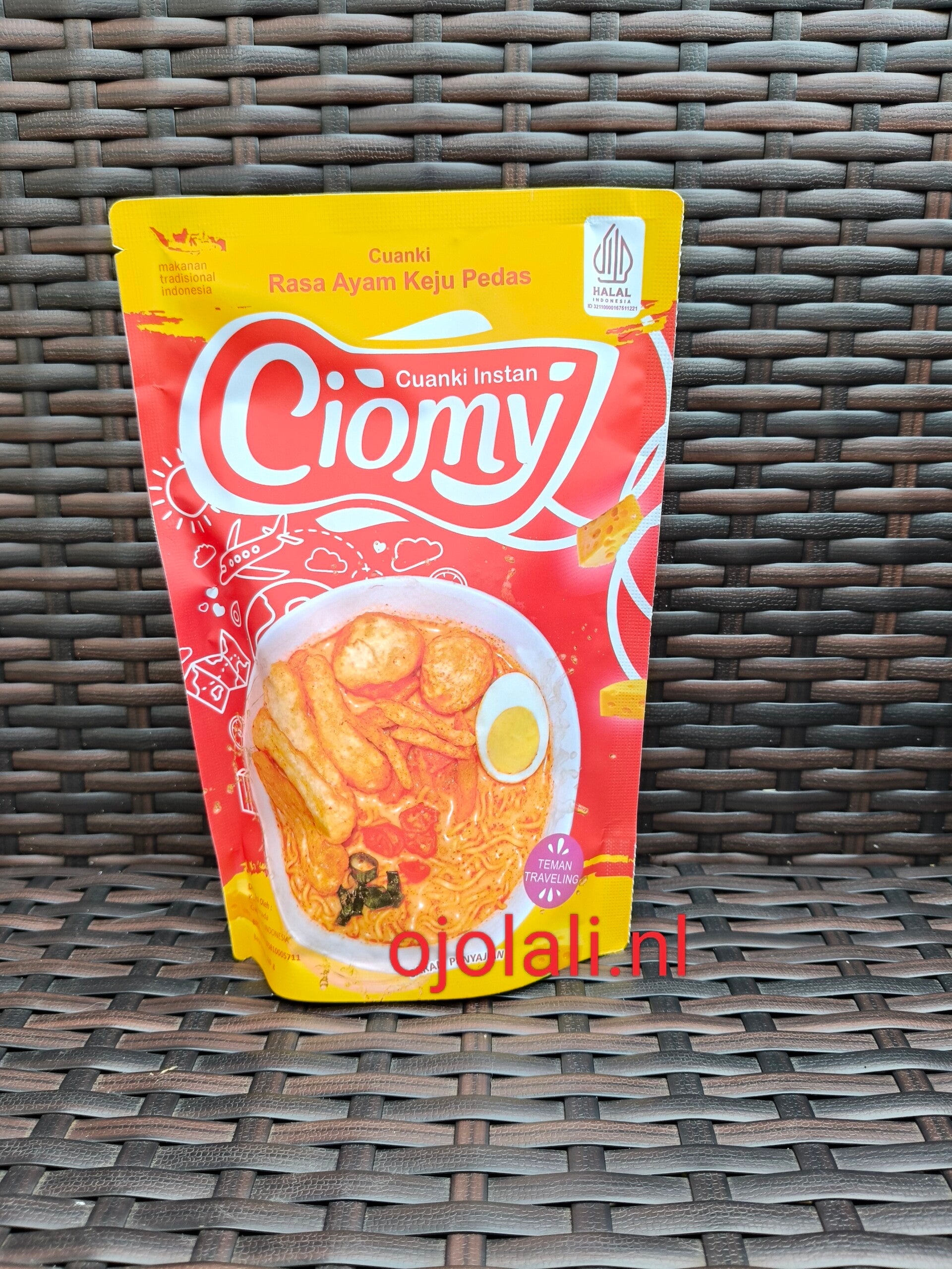 CIOMY - Cuanki Pouch Ayam Pedas Kuah Keju 110g