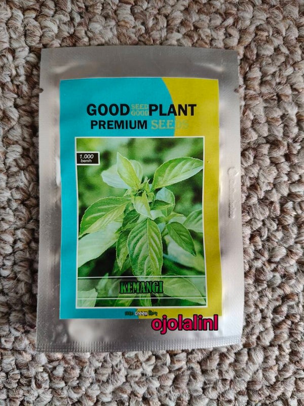 Benih Biji Kemangi Good Plant per pack (Citroen Bassilicum)