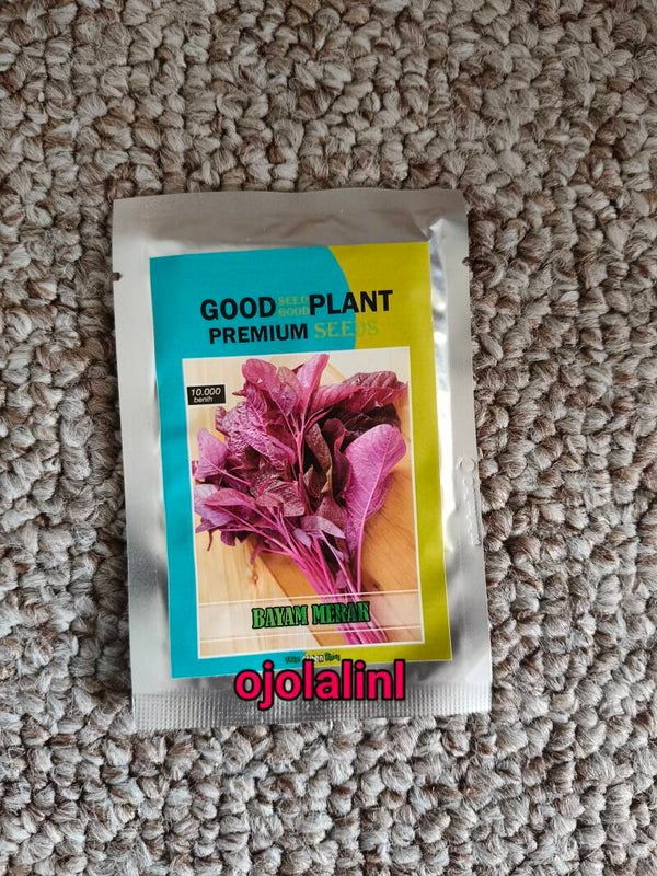 Benih biji Good Plant Bayam Merah
