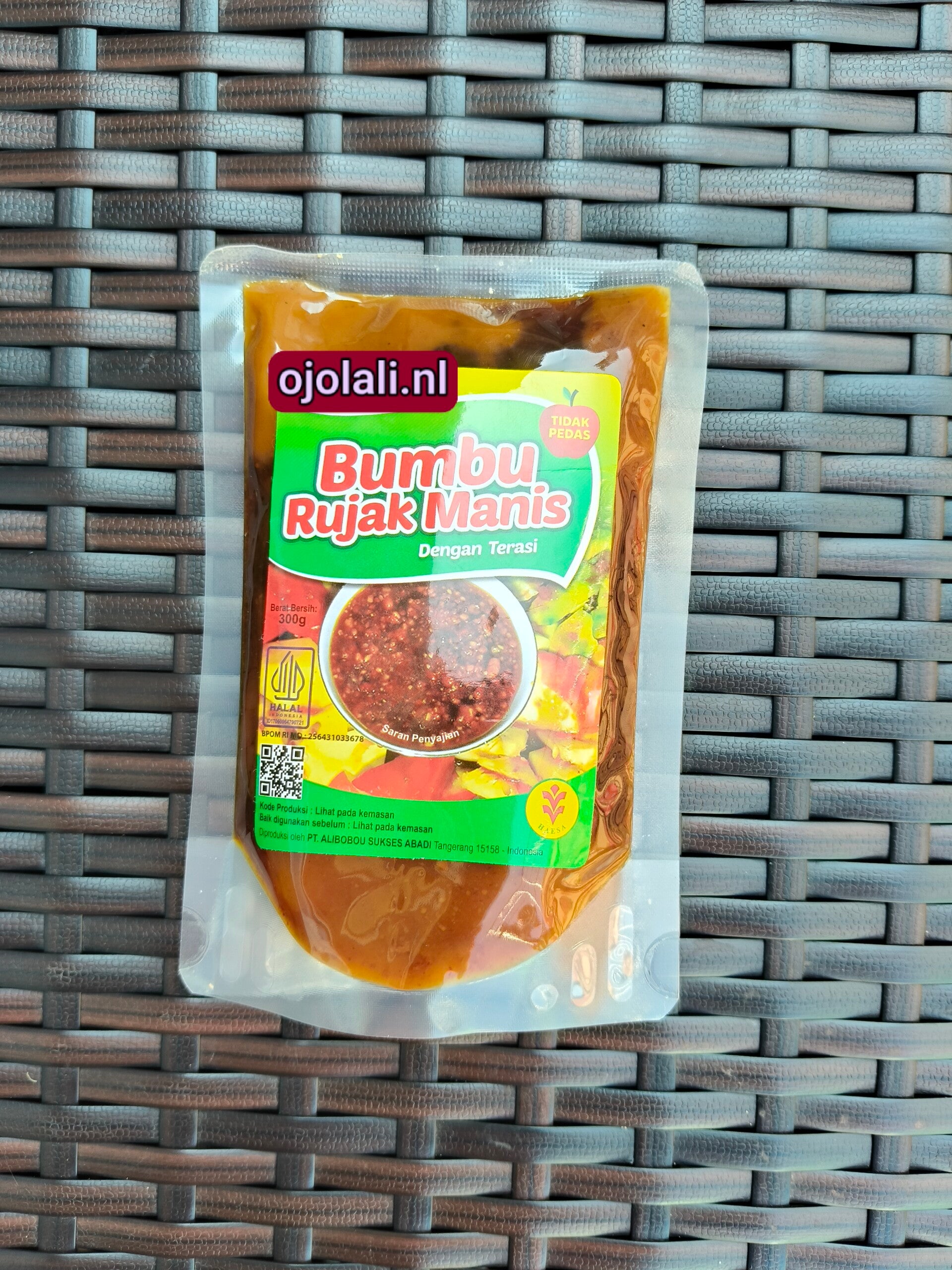 Bumbu Rujak Haesa 300g - Terasi Tidak Pedas (Manis)