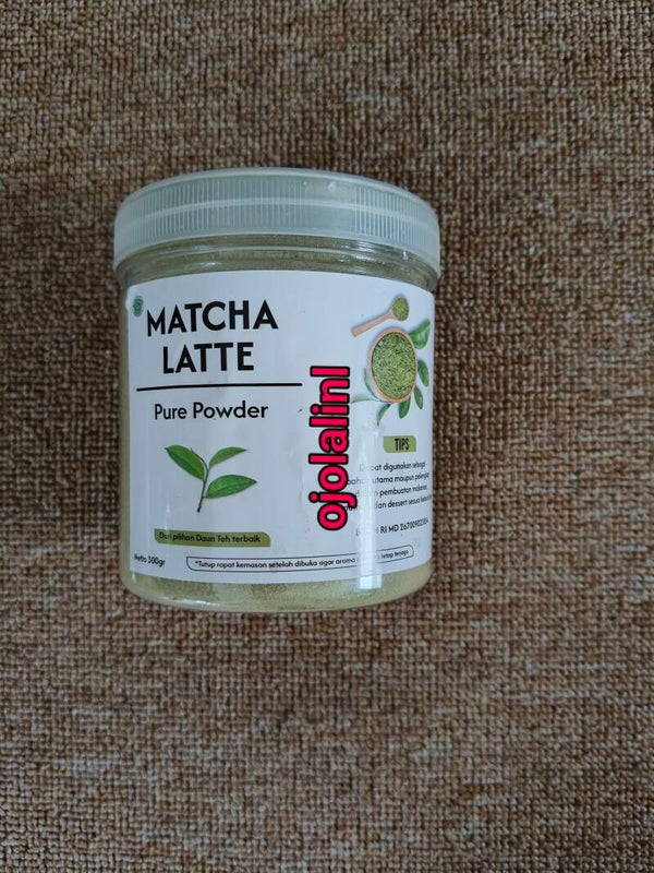 Matcha Jepang Latte 300 GR PREMIUM PURE without sugar