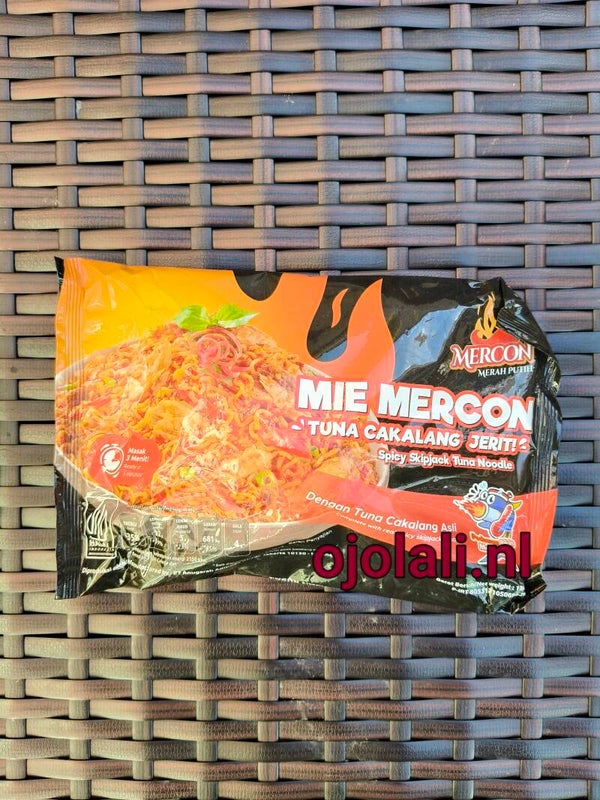 Mercon Merah Putih - Mie Mercon Tuna Cakalang Jerit 150 Gram