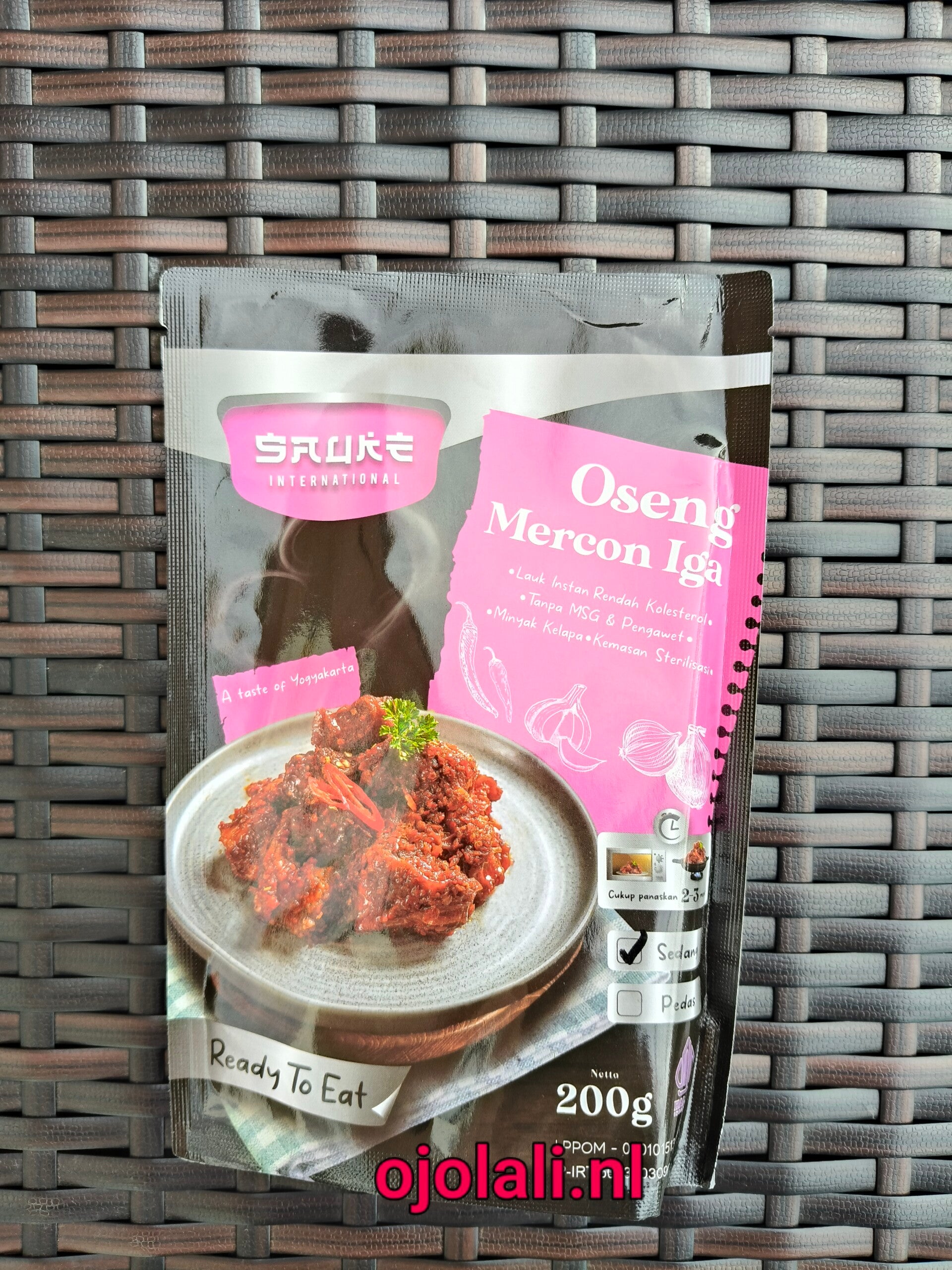 SAUKE Oseng Mercon Iga Sapi - Sedang / Mild
