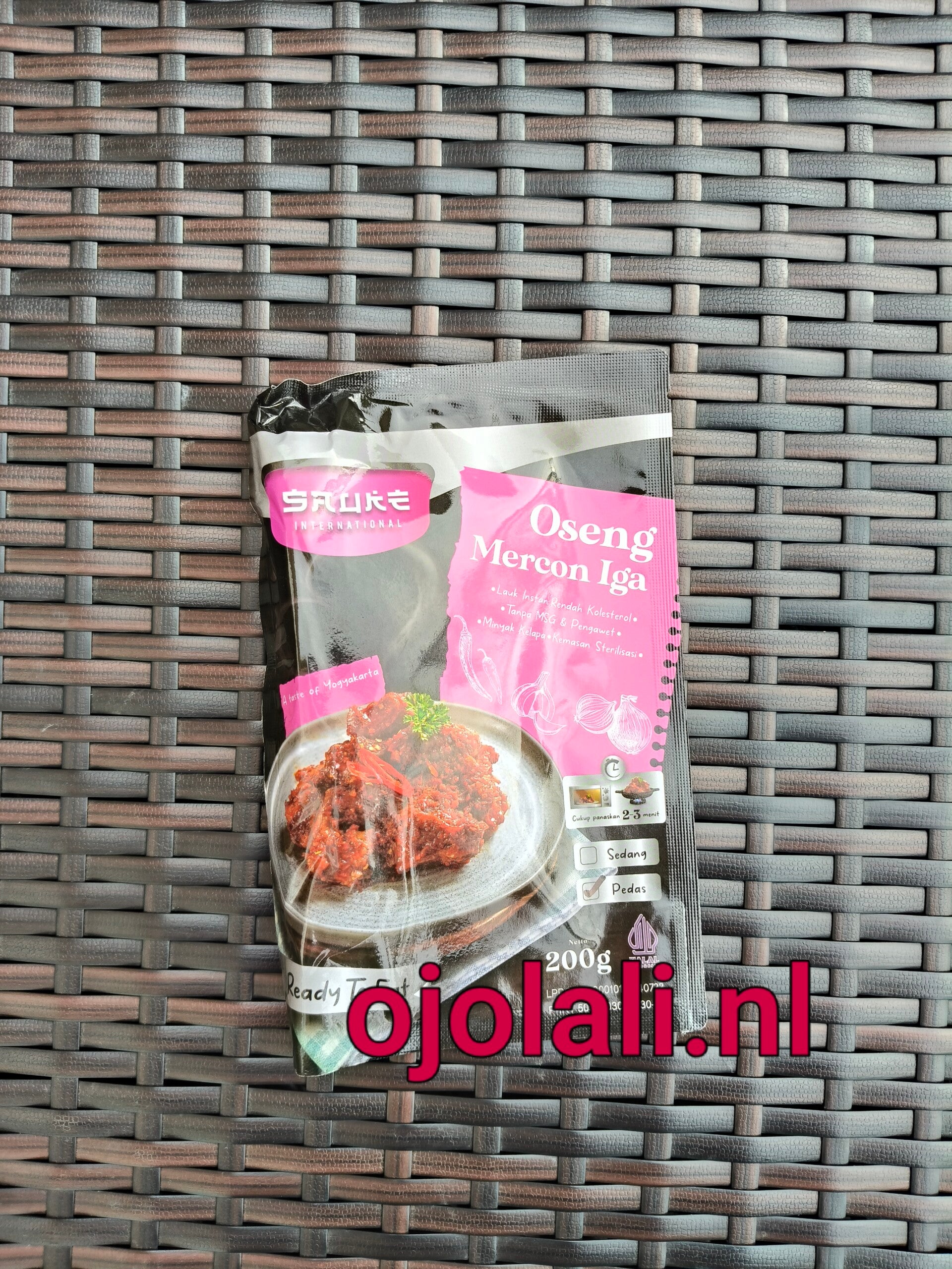 SAUKE Oseng Mercon Iga Sapi - Pedas/ Spicy