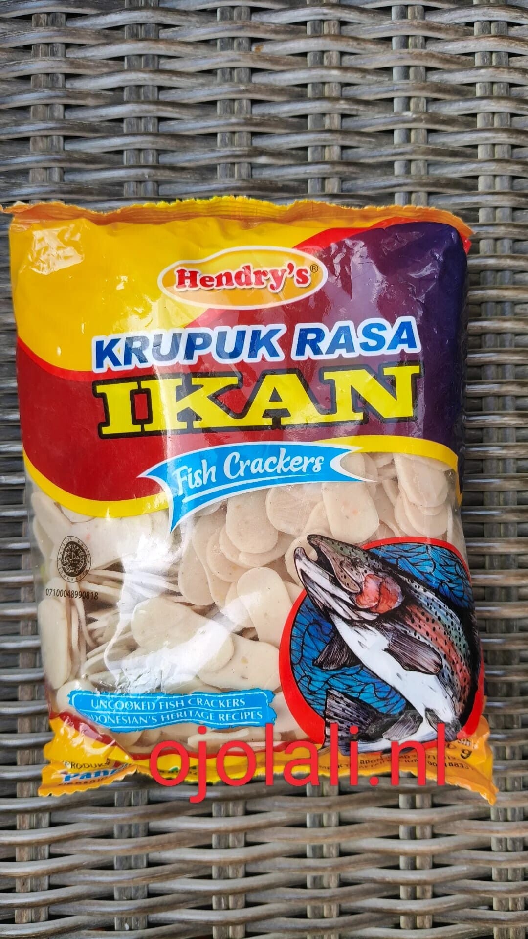 Kerupuk Mentah Ikan Tenggiri / Kakap Lidah 500gr (Mentah/ Ongebakken)