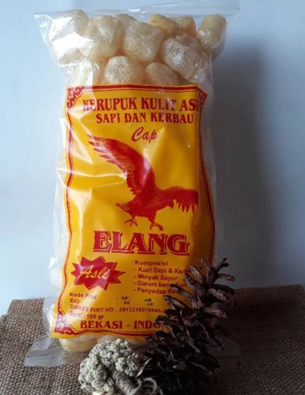 Krupuk Kulit Asli 90 gram (Gebakken/ Ready to eat)