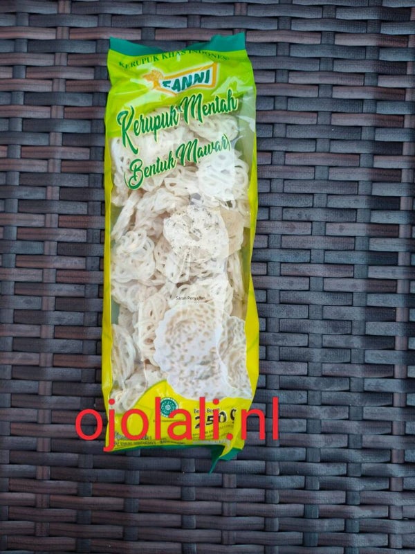 Kerupuk Kampoeng Fanni  Putih (Mentah/ Ongebakken) 250 g