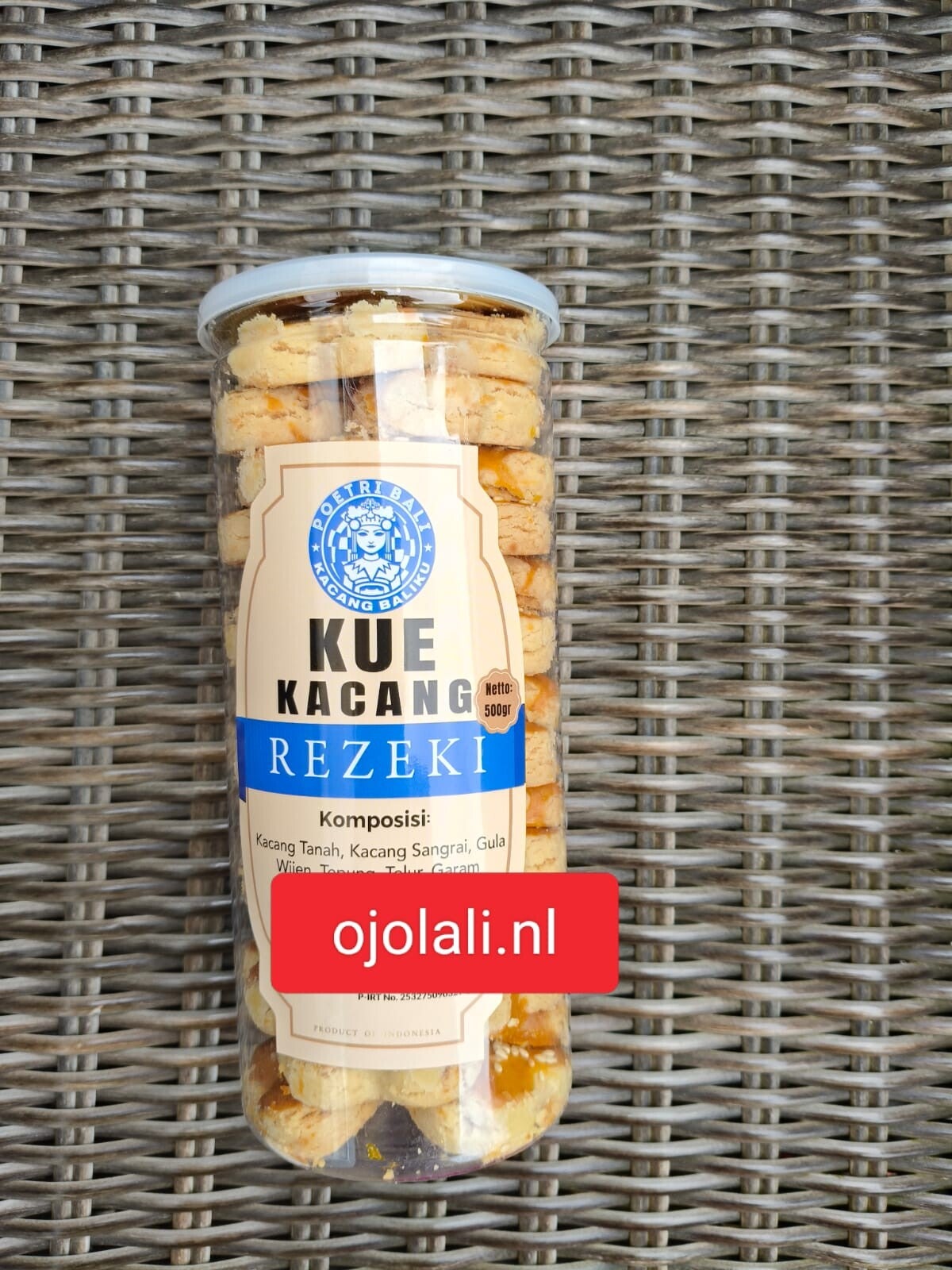 POETRI BALI KUE KACANG WIJEN REZEKI 500 G
