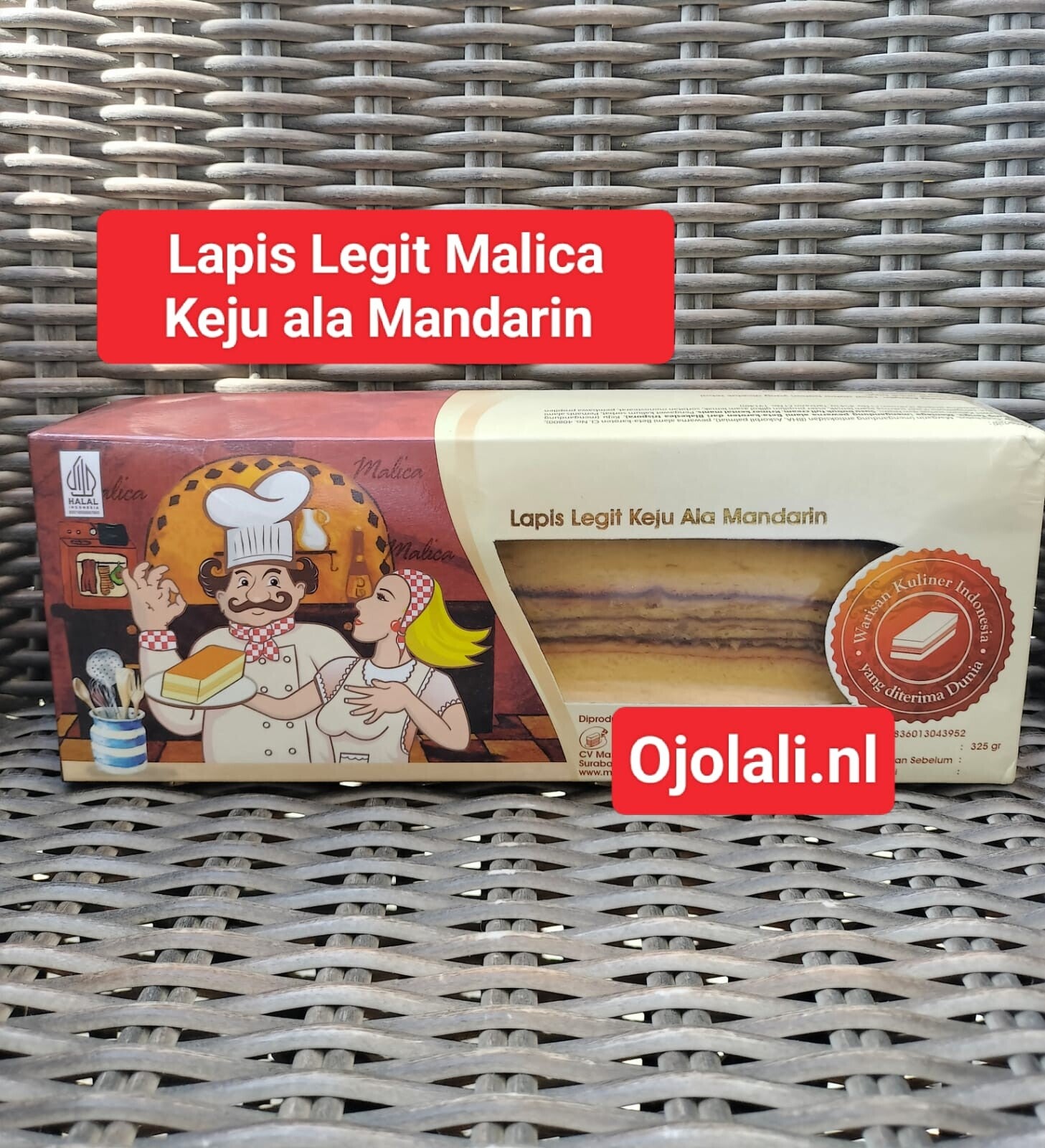 Malica Lapis Legit Keju ala Mandarin