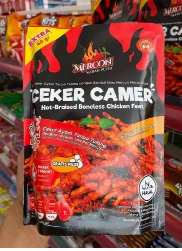 Mercon Merah Putih - Ceker Camer Cakar Mertua  LEVEL RAWIT 150 G