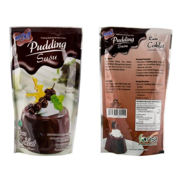 Nutrijell puding susu coklat belgian 145gr