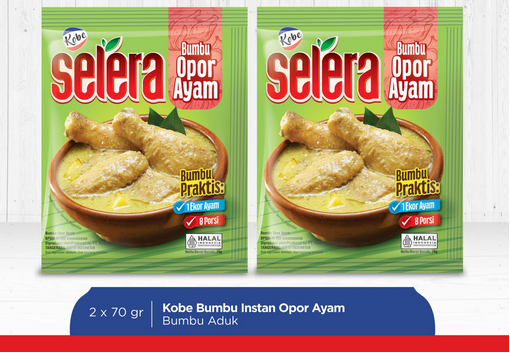 Kobe Selera Bumbu Instan Opor Ayam 75gr x 2pcs