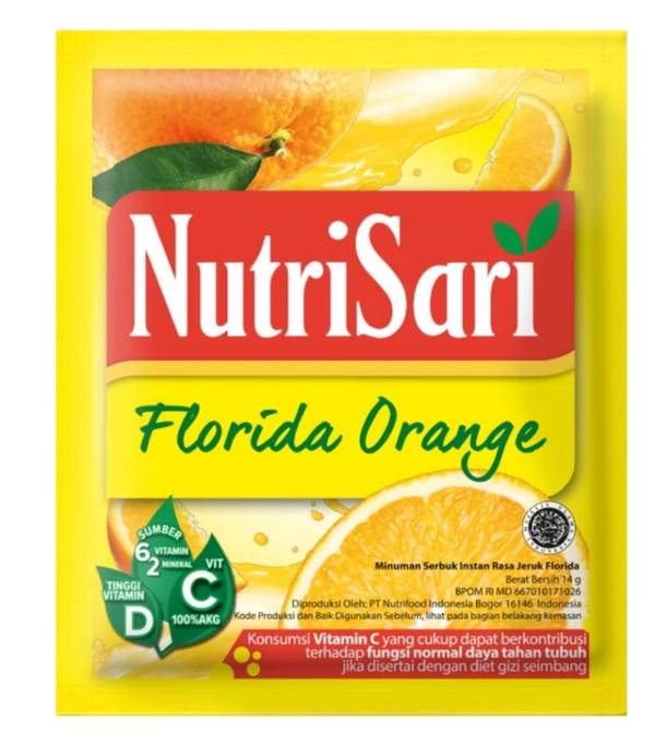 NutriSari Florida Orange 14 x10 pcs (renceng)