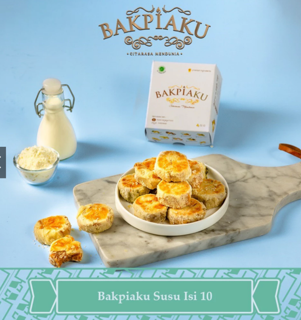 Bakpia Bakpiaku Khas Jogja isi 10 SUSU