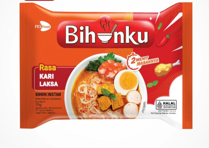 Bihunku Rasa Kari Laksa  55gr