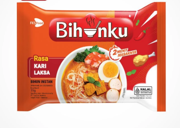 Bihunku Rasa Kari Laksa  55gr