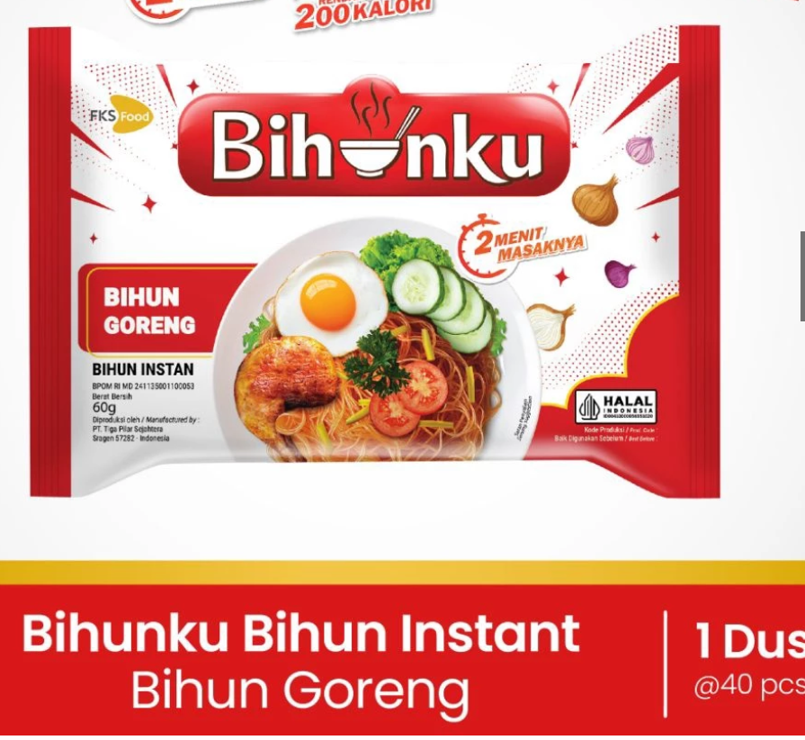 Bihunku goreng 1 dus 40 pcs