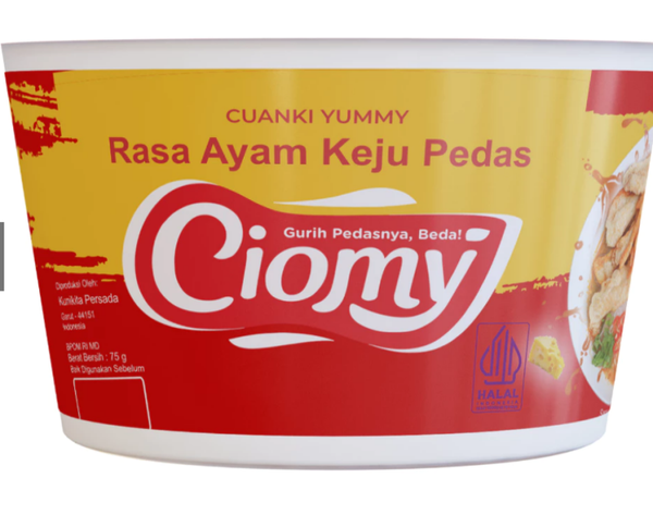CIOMY - Cuanki Ayam Keju Pedas Cup