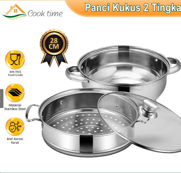 Dandang Panci Kukus widith 28 cm