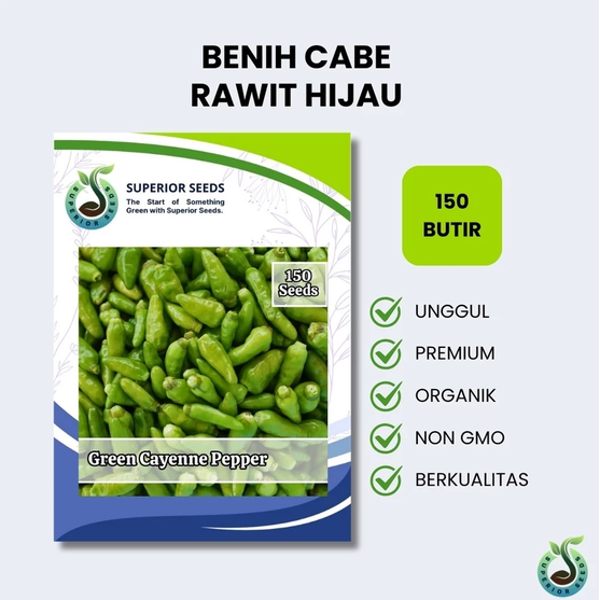 Benih Biji Cabe Rawit Hijau (Superior Seeds)