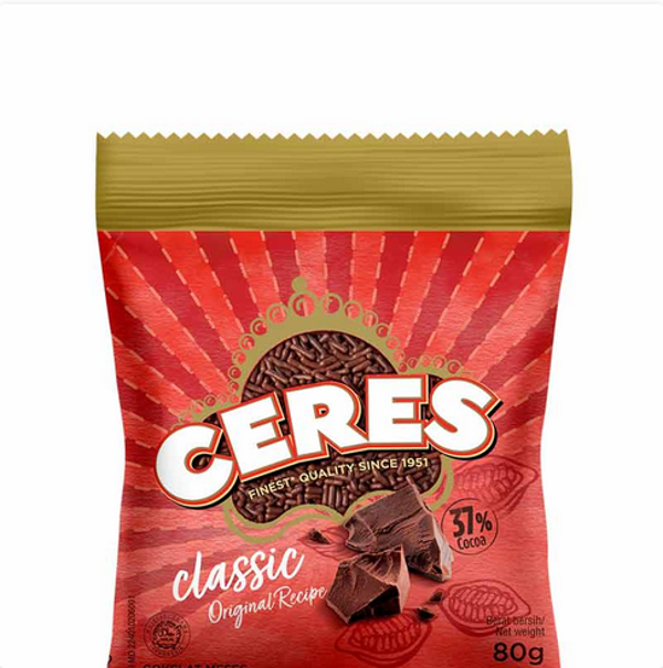 ceres hagelslag rice choco classic 80g